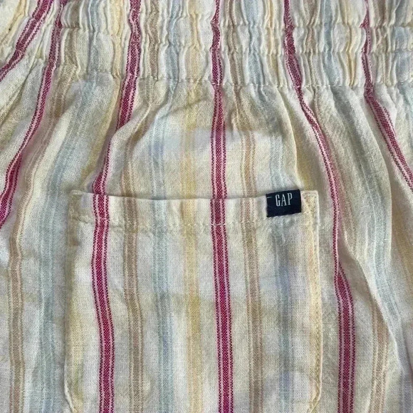 GAP Women’s XL Linen Shorts Pull-On Elastic Waist Lightweight Summer Casual - Picture 3 of 12